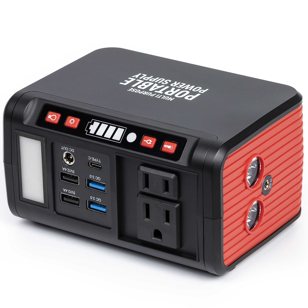 Малогабаритная портативная электростанция 80 Вт внешний аккумулятор переменного тока 74 Вт внешний генератор