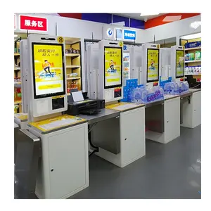 Lưu Ý Tái Chế Tự Động Windows Rf Ncr 24Inch Màn Hình Cảm Ứng Rfid Card Reader Tự Thanh Toán Kiosk