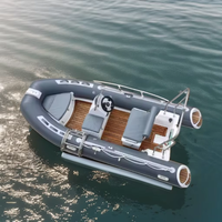 China RIB 390 Rib Hypalon Bateau de loisir gonflable avec moteur hors-bord