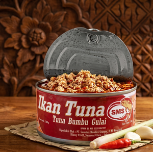 Gulai de atún en escamas al estilo indonesio, 180 g, elaborado con pescado fresco, alto en proteínas, sin MSG, perfecto para el crecimiento de los niños y la salud de los adultos. - Product Image 1