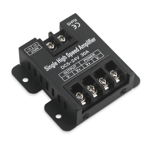 DC5V-24V LED Dimmer 30A 360W เปลือกเหล็กสีเดียวเครื่องขยายเสียงความเร็วสูงสำหรับไฟ LED แถบสีเดียว - Product Image 5