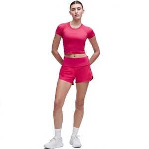 Shorts de bain femme taille haute personnalisés OEM 2025 – Qualité supérieure, respirants, avec ceinture, toutes tailles et couleurs, faible MOQ, tendance, vente en gros - Product Image 1