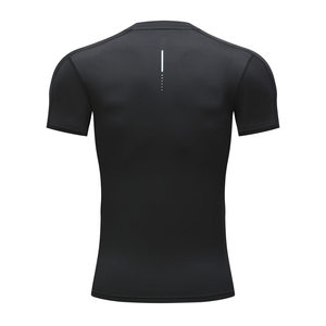 Meng's Woven Print Lightweight Short-Sleeved Running Fitness <strong>Shirts</strong> Quick Drying and Breathable for Winter Sports - Product Image 6