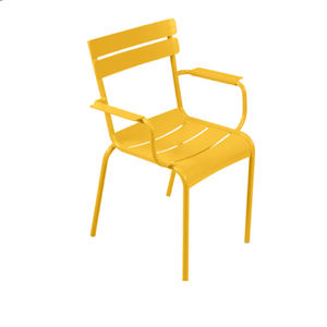 Chaise en <span class=keywords><strong>aluminium</strong></span> colorée extérieure Offre Spéciale meubles de jardin dinant la chaise en métal - Product Image 4