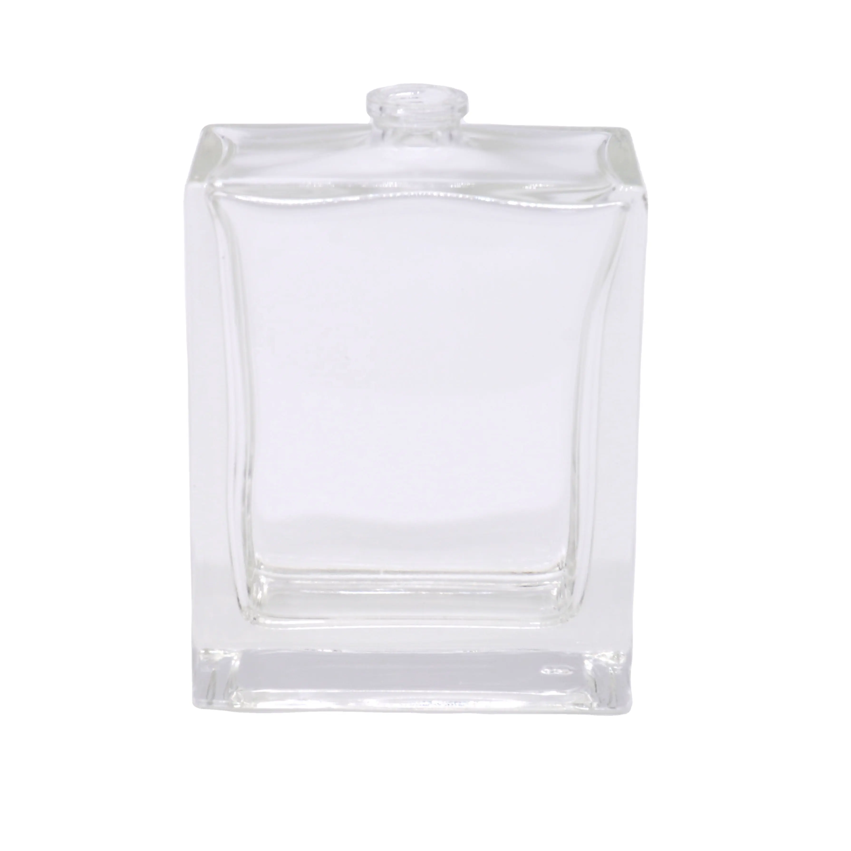 Hochwertige 100ml leere quadratische Glas parfüm flasche