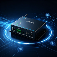 YFL1410-ETH LoRaWAN IoT Gateway Ethernet Backhaul Frekuensi Dapat Disesuaikan SX1262 Unit Rel DIN Meter Cerdas Konservasi Air IP30