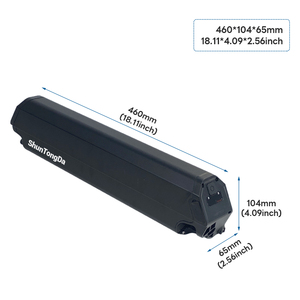 Batería Reention Dorado <span class=keywords><strong>Plus</strong></span> de 48V 13Ah 15Ah, Batería Extraíble de Litio para Bicicleta Eléctrica con Cargador de Montaje en Base BMS de 30A para Aventon Pace 500 - Product Image 4