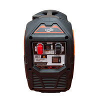 Générateur d'essence portable 24V 48V 64V 72V DC 1.8kVA 2kVA 3kVA silencieux avec onduleur pour camions et climatisation de batteries