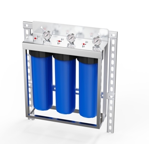 Filtro de Agua Completo Australiano con Descuento por Volumen, Filtro Big Blue de 3 Etapas y 20 Pulgadas para Casas de Campo, Uso Comercial y Doméstico, Manual - Product Image 1