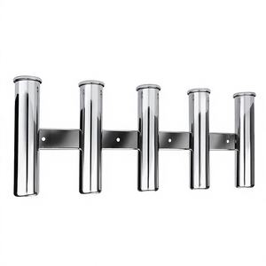 Porte-cannes de pêche en acier inoxydable 5 pièces Adventure Yachts, résistant au vent et aux vagues, accessoires marins pour yacht, porte-cannes - Product Image 5