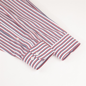 <span class=keywords><strong>Camicia</strong></span> in cotone elasticizzato a maniche lunghe da uomo alla moda - Product Image 5