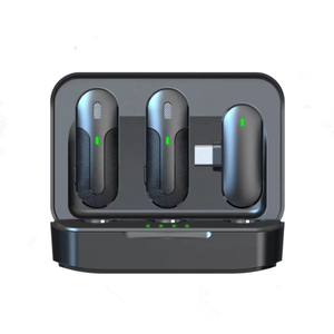 M8 không dây Lavalier Microphone cho iPad iPhone, cắm và chơi ve áo Mic cho dòng sống giảm tiếng ồn video ghi âm tự động - Product Image 5