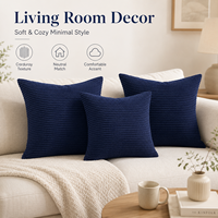 OEM ODM Faible MOQ Housse de coussin unie multi-tailles pour oreiller de lit