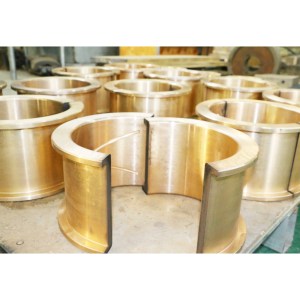 ZCuPb25Sn5 Alineación precisa Resistencia al desgaste P4 Fundición de bronce de precisión Manguitos de husillo de cobre Rodamientos de agujas Bujes divididos - Product Image 6