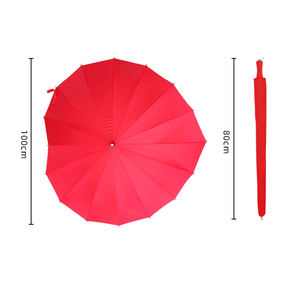 <span class=keywords><strong>Parapluie</strong></span> promotionnel personnalisé avec logo imprimé, moderne, manuel, en polyester, en forme de cœur rouge, taille 25,5 pouces, certifié CE - Product Image 6