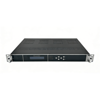 Système de diffusion DTV IPM16A 128*3 entrées IP, 16 porteuses non adjacenteles ISDB, sortie 96 MHz-864 MHz, modulateur IP ASI vers ISDB
