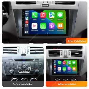 Lecteur multimédia auto MEKEDE CarPlay Android Auto 2+32 Go, écran tactile IPS, radio FM, 4 cœurs pour Mazda 5 2010-2015 - Product Image 4