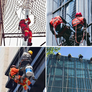 Cuerda de seguridad de trabajo aéreo con núcleo de alambre de acero de doble gancho para edificios de gran altura, rescate de incendios y mantenimiento de protección anticaída de <span class=keywords><strong>Escape</strong></span> - Product Image 4