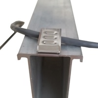 Système de montage solaire, clips pour câbles solaires, clips pour fils SUS 304, serre-câbles, installation au sol ou sur toit