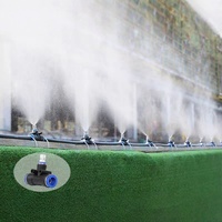 Buse de brumisation en laiton ChenMei, injecteurs de jardin, système de pulvérisation de brume rafraîchissante, mini pulvérisateur haute pression anti-goutte, alimenté par robinet d'eau 2-20kg