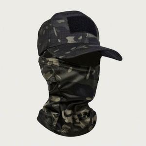 Gorras de Béisbol de Poliéster Ecológicas con Diseño de Camuflaje y Pasamontañas para Motocicleta, Regalos Promocionales Novedosos, Venta al Por Mayor en Stock - Product Image 4