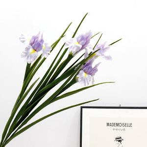 爱丽丝人造鸢尾花高档家居装饰摆件婚礼插花 - Product Image 1