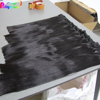 SDD 16A Cabello Humano Virgen Vietnamita de Primera Calidad, Liso Sedoso, con Puntas Completas, Tejido a Máquina, Súper Doble Trama