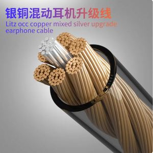 Hughei ther, lits 6n सिंगल क्रिस्टल कॉपर और लीड सिंगल क्रिस्टल कॉपर, उन्नत हेडफ़ोन डिय डिय - Product Image 3