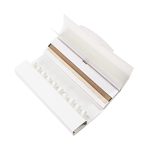 Filtre à cigarettes jetable en verre, filtre en papier à charbon actif, boîte de rangement rectangulaire de style simple, logo personnalisé - Product Image 2