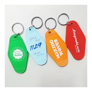 Personalized Design Custom logo Keychains Wholesale Rooms Vintage Motel Keychains - Product Image 1