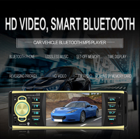 4.1 pouces 1 Din voiture véhicule multimédia caméra de recul FM BT HD Audio stéréo lecture vidéo lecteur MP5 unité principale Android 2 Din