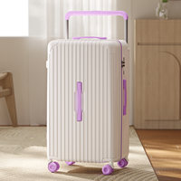 Valise de voyage en PC de qualité supérieure, résistante à l'usure, anti-choc, simple, élégante et durable, pour la manutention des bagages à l'aéroport, avec roulettes à 360 degrés
