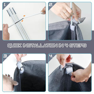 Contenedor de Reciclaje de 100L Contenedor de Recolección de Botellas con Tapa Bolsa Extraíble - Product Image 2