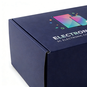 Cajas de Embalaje DTC para Electrónica 3C y Smartphones, Opción de Cartón Corrugado Tipo B y E, Caja de Envío Troquelada Personalizada con Cierre Automático y Cuatro Colores - Product Image 4