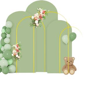 AYOYO circulaire lune grotte ballon arc métal <span class=keywords><strong>fer</strong></span> mariage fond fête scène décoration <span class=keywords><strong>cercle</strong></span> carré comprend arc Support - Product Image 5