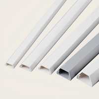 Sac en plastique de conduit de chemin de câbles trapézoïdal PUWEI ou couverture de câble de carton PVC rigide pour le conduit de câblage téléphonique de système de goulotte