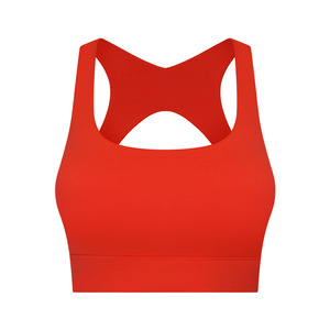 Soutien-gorge de sport sans dos léger et respirant à séchage rapide pour femme, idéal pour la gym, le yoga, le fitness, la course à pied et l'entraînement - Matière Spandex/Nylon - Product Image 2