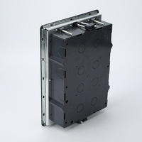 Prise de sol encastrée étanche IP44 en ABS à 24 voies avec 3 prises 13A/16A/20A, boîte de sortie électrique encastrée au sol