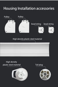 Tende a rullo motorizzate Duo dell'ombra del tessuto senza fili della tenda elettrica della finestra di vendite calde per le finestre - Product Image 6