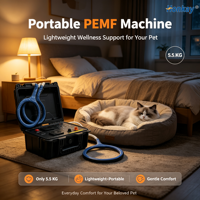 Appareil de thérapie PEMF de haute qualité pour animaux et animaux domestiques, réduit les spasmes musculaires, appareil de soin magnétique PEMF pour usage domestique
