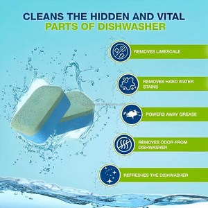 Potenti Pastiglie Detergenti ad Azione Rapida con Ingredienti Naturali, Formula Concentrata per Rimozione di Macchie Ostinate di Grasso e Cibo - Product Image 3