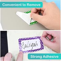 Etiquetas Autoadhesivas Personalizadas de Fábrica, Etiquetas de Nombre de Papel Recubierto Duradero para Supermercados, Almacenes, Exposiciones y Oficinas