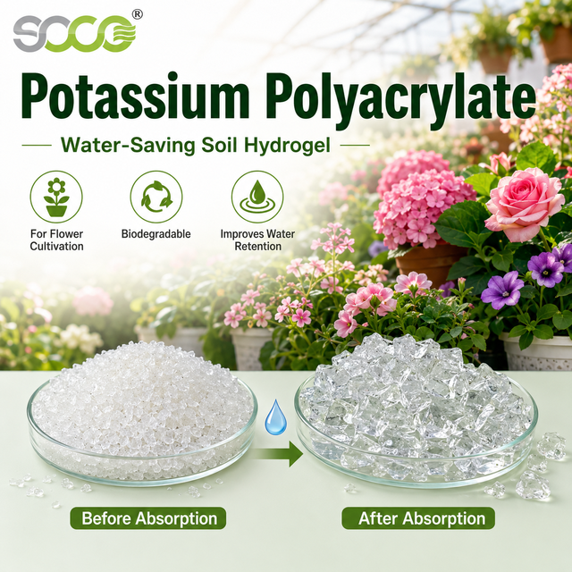 Agriculture SAP Potassium Polyacrylate Hydrogel Granules Soil Moisture Enhancer for Container Flowers & Landscaping
