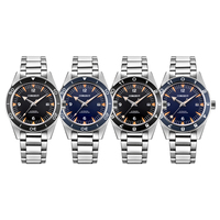 Montre mécanique automatique Corgeut 41 mm Sport pour homme, style 007 James Bond, acier inoxydable 316L, verre saphir, Miyota 8215