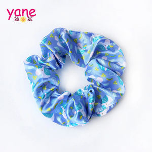 Elástico de cabelo de cetim, elástico estampado de unicórnio - Product Image 5