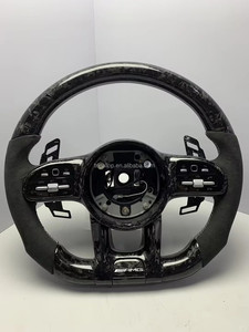 Volante Deportivo Personalizado en Fibra de Carbono y Cuero para G20, Serie 1, X3, M3, M4, con Pantalla LED y Costuras Personalizadas - Product Image 5