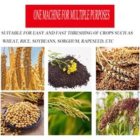 Batteuse multifonctionnelle Petite moissonneuse agricole soja blé riz sorgho colza riz grain ménage