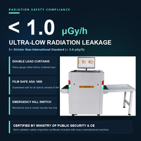 Scanner de bagages à rayons X Ankuai 5030, double énergie, pénétration de 10 mm dans l'acier, machine d'inspection de sécurité des bagages à 4 couleurs pour aéroports, certifié CE