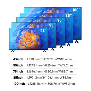หน้าจอ LCD ขนาดใหญ่ 75 นิ้ว สมาร์ทดิสเพลย์ 4K 3840x2160 ทีวีจอแบนพิเศษสำหรับบ้าน หน้าจอ LCD ขนาดใหญ่ 75 นิ้ว สมาร์ท D - Product Image 3
