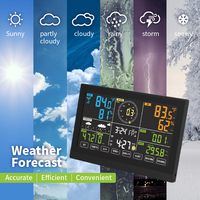 Station météo numérique domestique, contrôleur de température, faible consommation d'énergie, écran LCD, hygromètre, plastique, IP65, WiFi, ODM, OEM, 1 an
